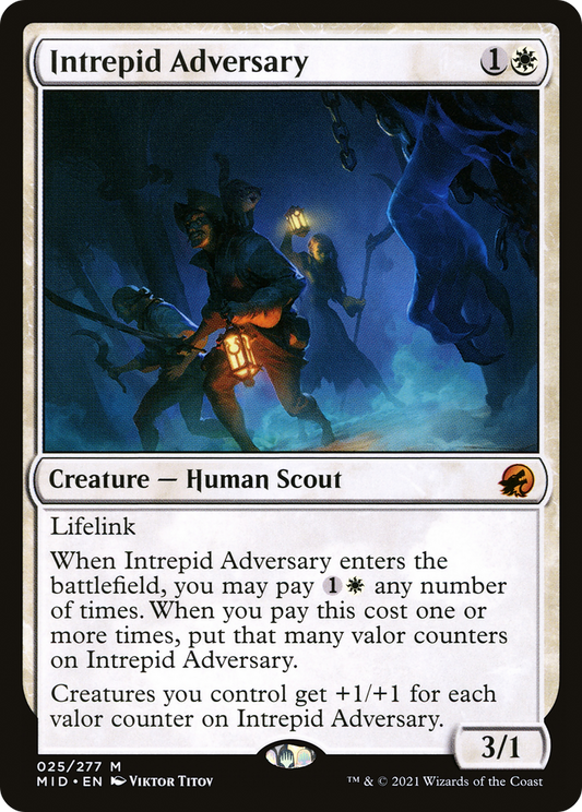 Intrepid Adversary (025) Foil - Innistrad: Midnight Hunt