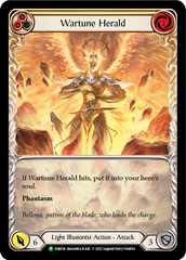 Wartune Herald (Yellow Extended Art) [FAB036] (Promo)  Rainbow Foil | Silver Goblin