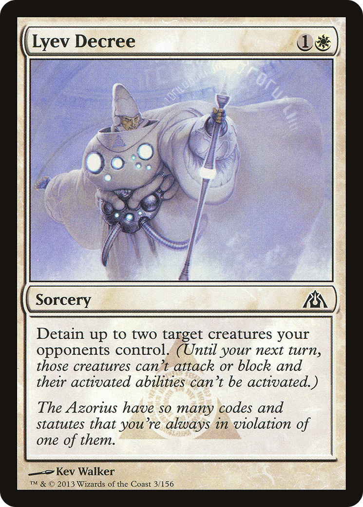 Lyev Decree (003) Foil - Dragon's Maze