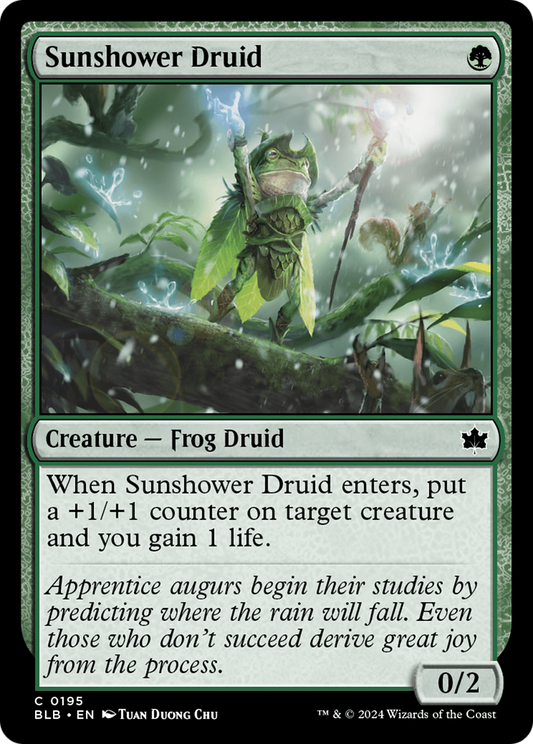 Sunshower Druid [Bloomburrow] Foil