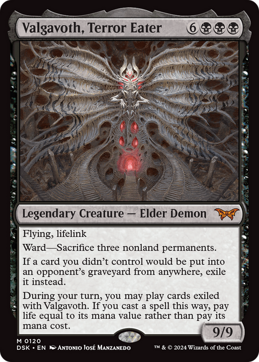 Valgavoth, Terror Eater [Duskmourn: House of Horror] Foil
