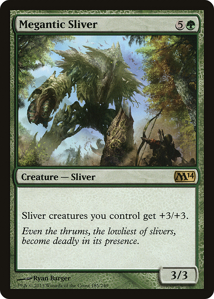 Megantic Sliver (185) Foil - Magic 2014