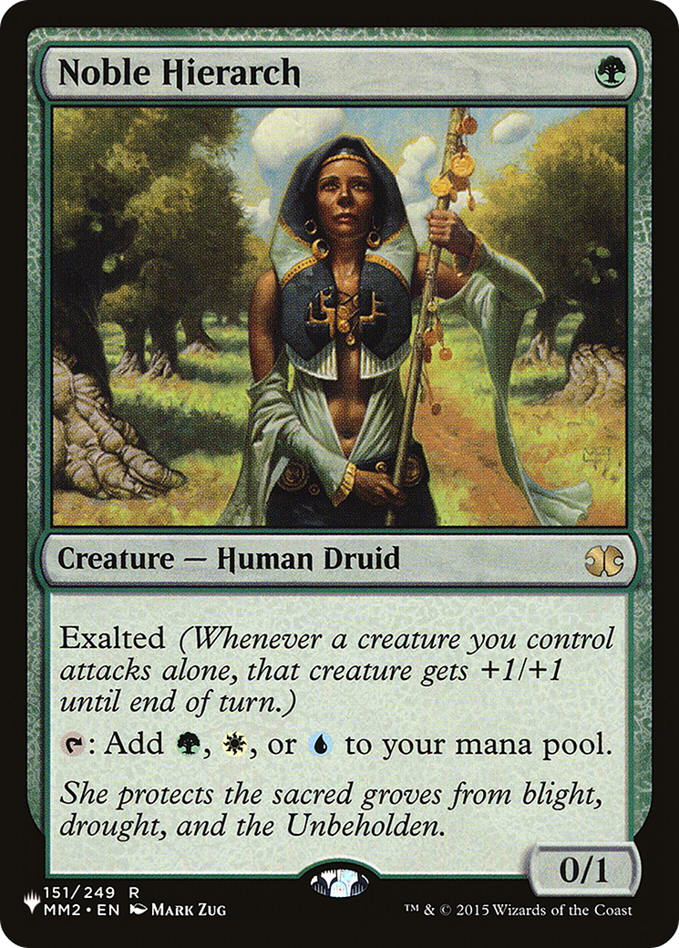 Noble Hierarch [The List Reprints] | Silver Goblin