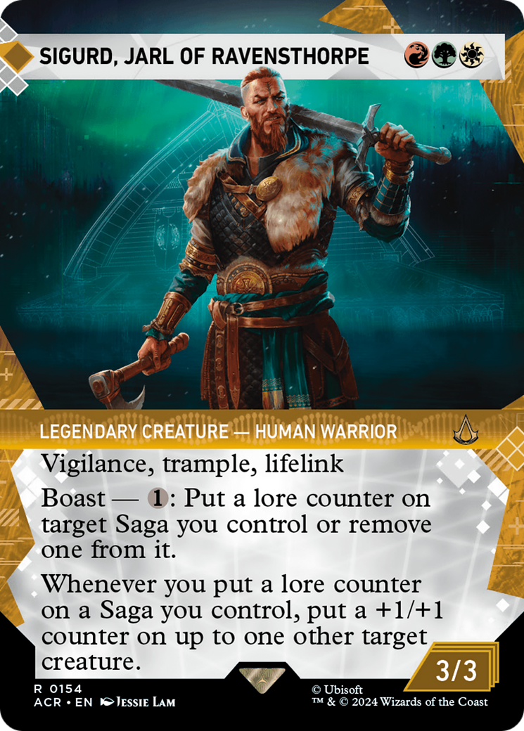Sigurd, Jarl of Ravensthorpe (Showcase) (154) Foil - Assassin's Creed
