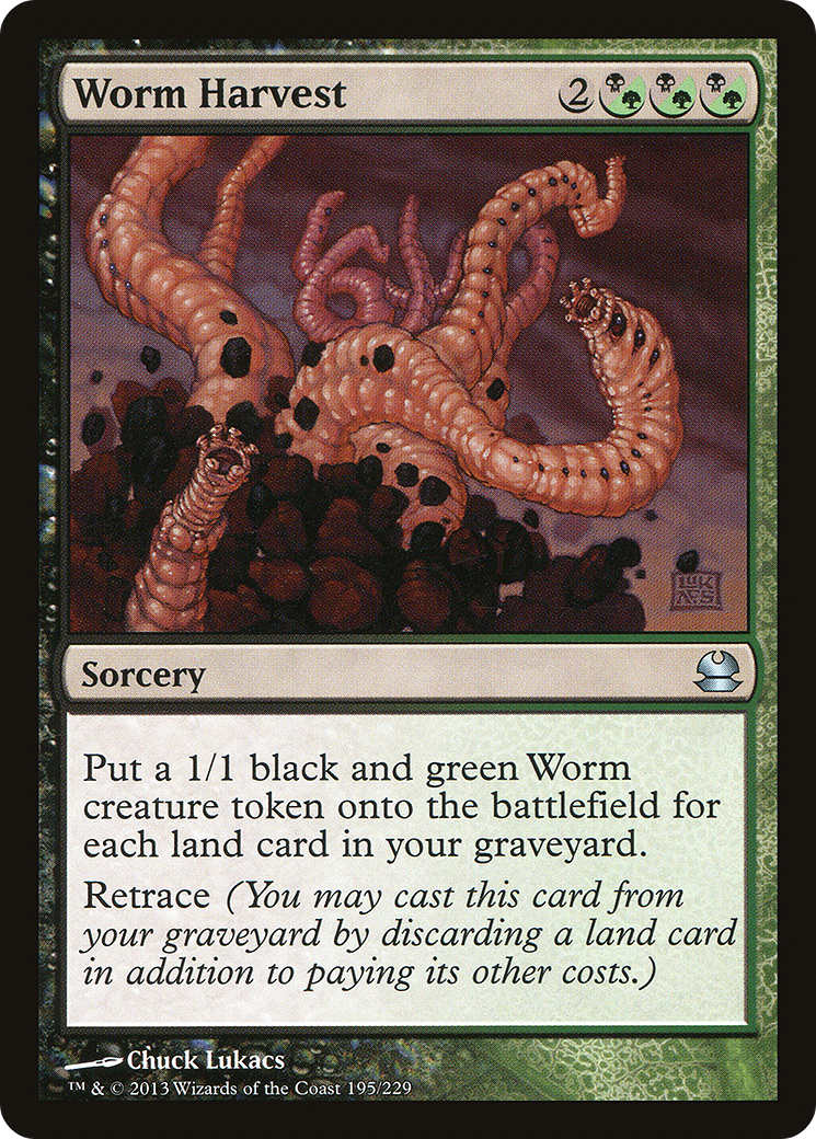 Worm Harvest (195) Foil - Modern Masters