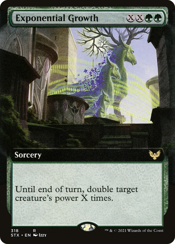 Exponential Growth (Extended Art) (318) Foil - Strixhaven: School of Mages