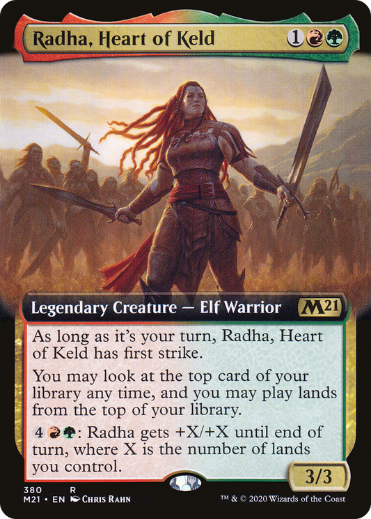 Radha, Heart of Keld (Extended Art) (380) - Core Set 2021