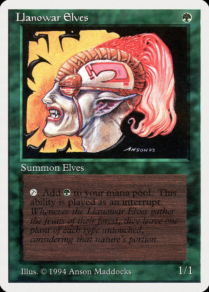 Llanowar Elves [Summer Magic / Edgar] | Silver Goblin