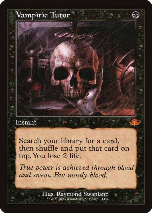 Vampiric Tutor (Retro) [Dominaria Remastered] Foil