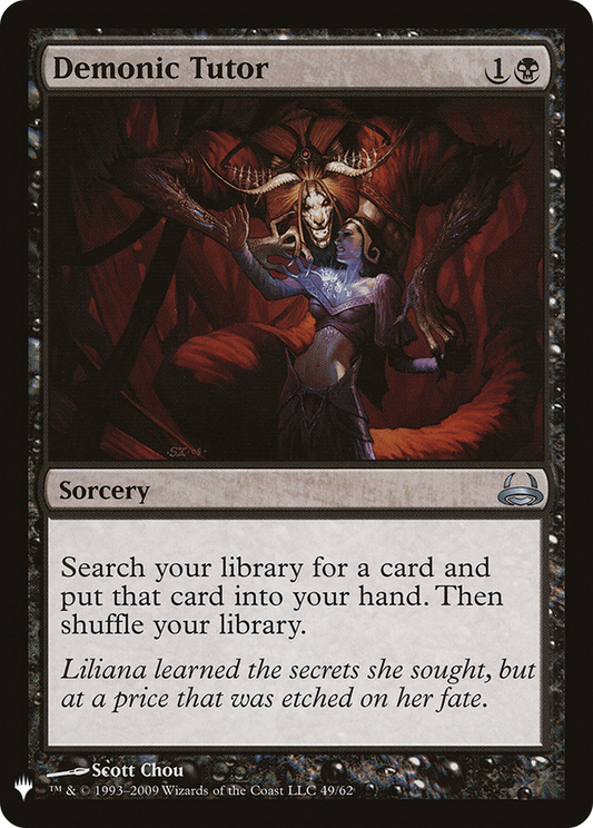 Demonic Tutor (DDC-49) - The List