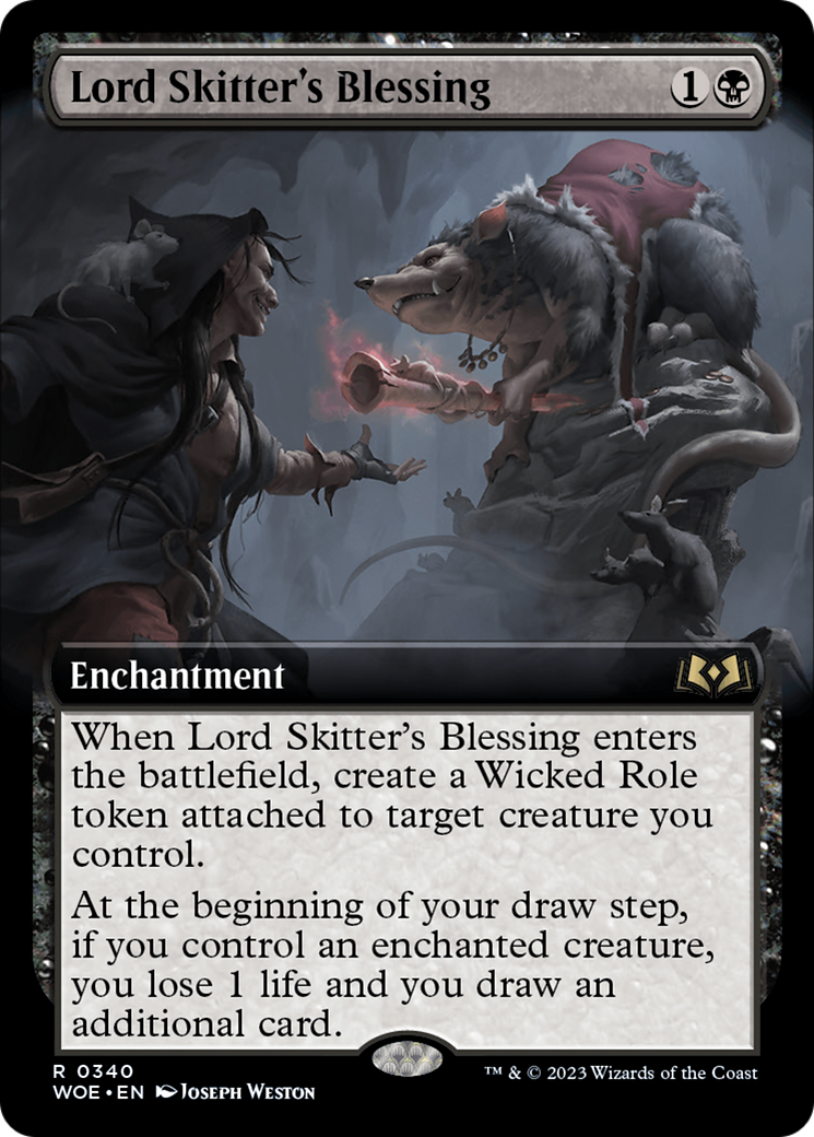 Lord Skitter's Blessing (Extended Art) (340) - Wilds of Eldraine