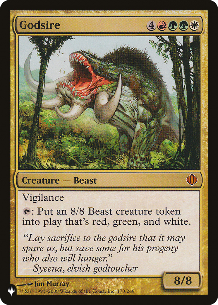 Godsire (ALA-170) - The List