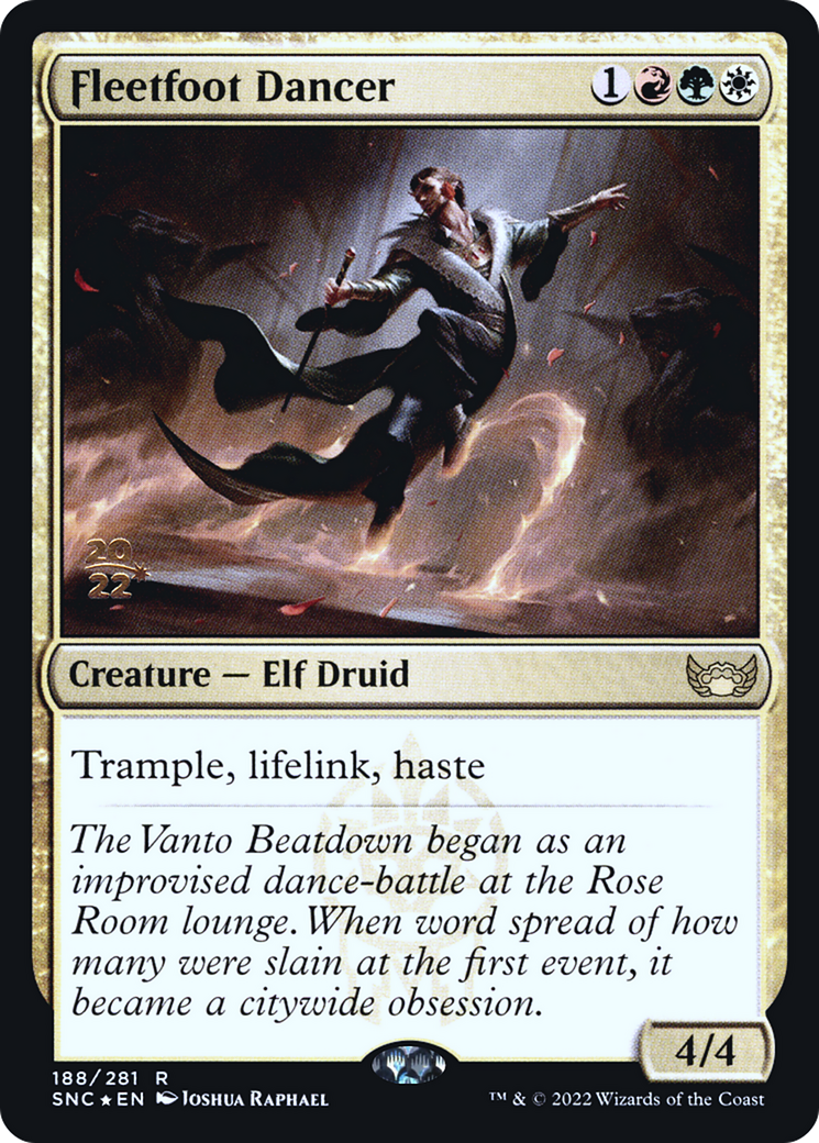 Fleetfoot Dancer (188) Foil - Streets of New Capenna Promos