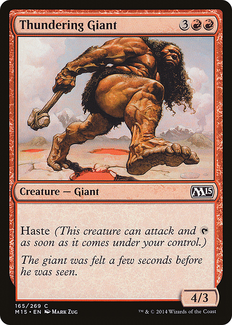 Thundering Giant (165) - Magic 2015
