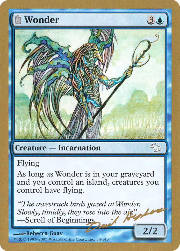 Wonder - 2003 Dave Humpherys (JUD) - World Championship Decks 2003