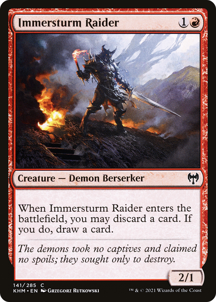 Immersturm Raider (141) Foil - Kaldheim
