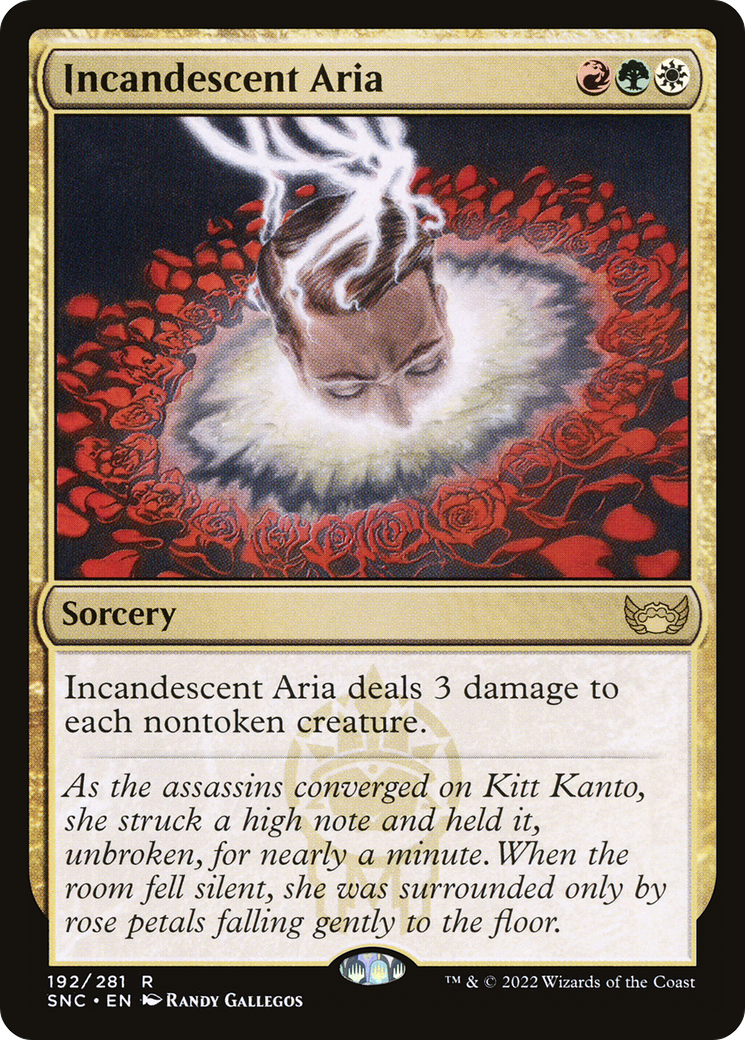 Incandescent Aria (192) Foil - Streets of New Capenna