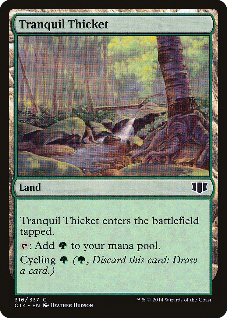 Tranquil Thicket (316) - Commander 2014