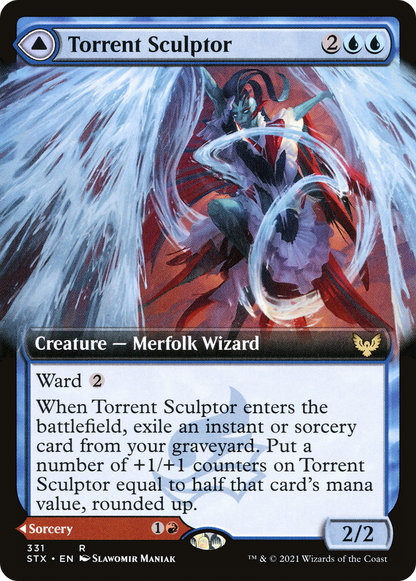 Torrent Sculptor (Extended Art) (331) Foil - Strixhaven: School of Mages