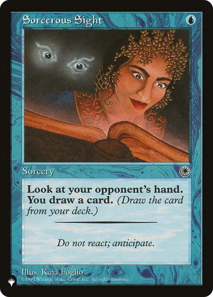 Sorcerous Sight (Retro) (POR-68) - The List