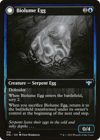 Biolume Egg // Biolume Serpent (316) - Innistrad: Double Feature