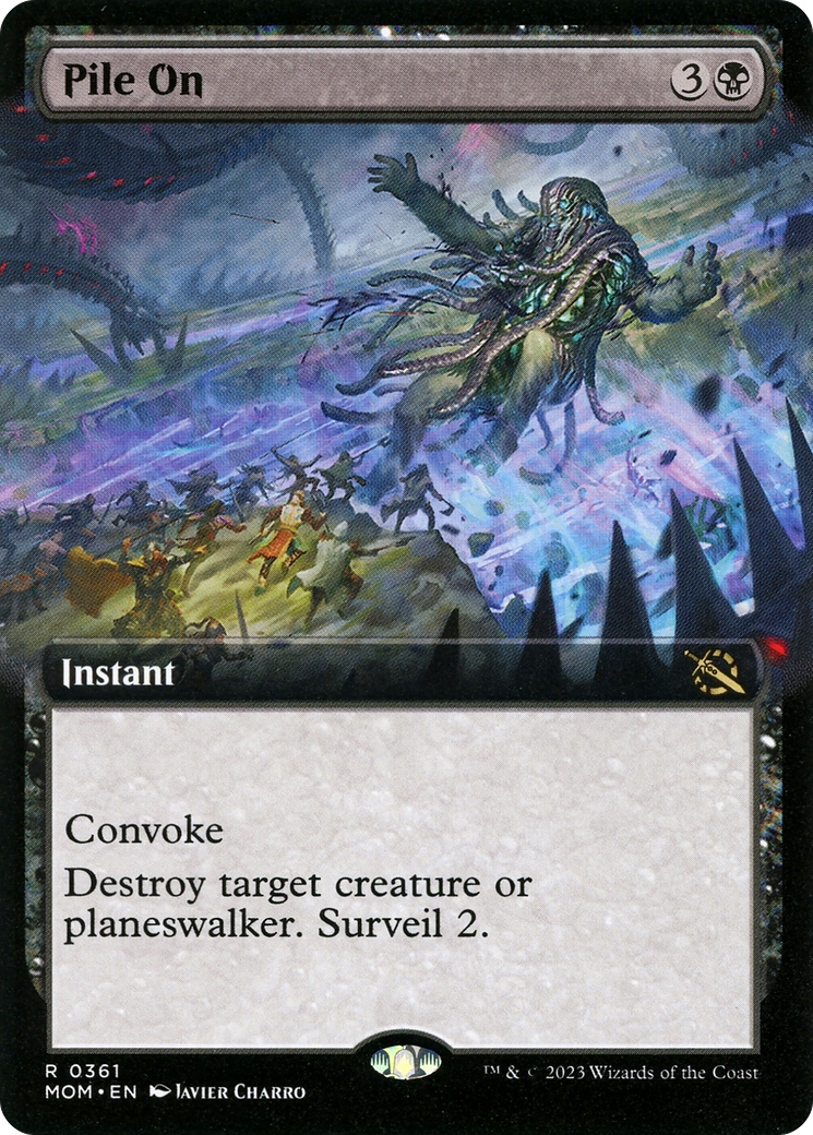 Pile On (Extended Art) (361) Foil - March of the Machine