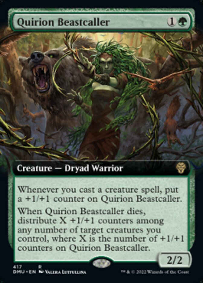 Quirion Beastcaller (Extended Art) [Dominaria United] | Silver Goblin