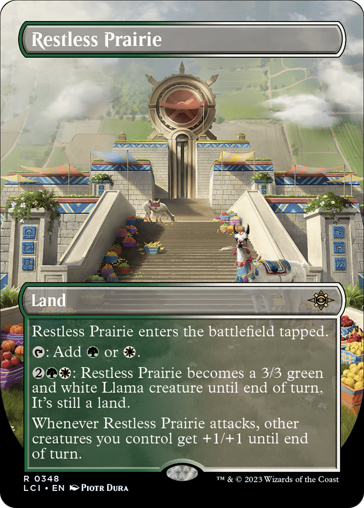 Restless Prairie (Borderless) (348) - The Lost Caverns of Ixalan