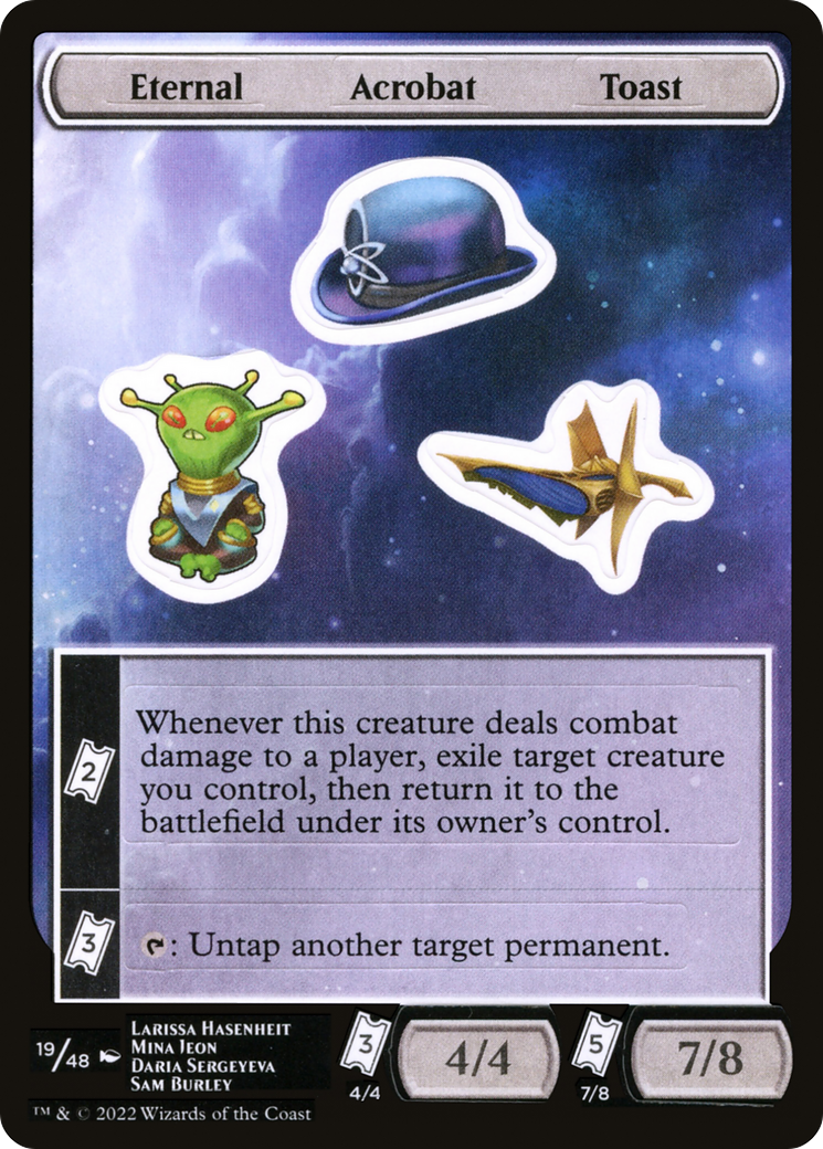 Eternal Acrobat Toast (019) - Unfinity Sticker Sheets