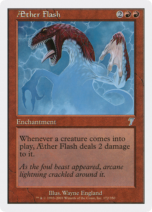 Aether Flash (172) Foil - Seventh Edition