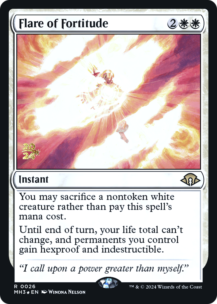 Flare of Fortitude (026) Foil - Modern Horizons 3 Promos