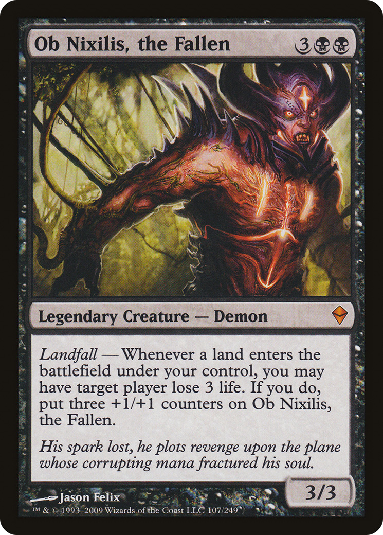 Ob Nixilis, the Fallen (107) - Zendikar