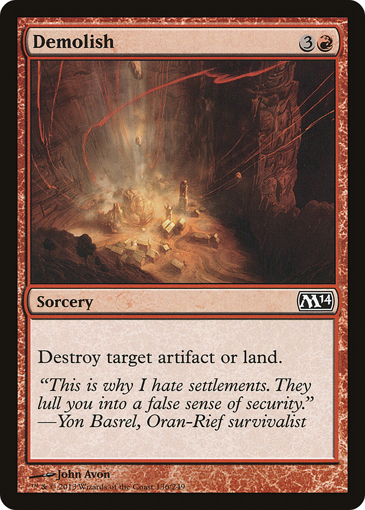 Demolish (136) - Magic 2014