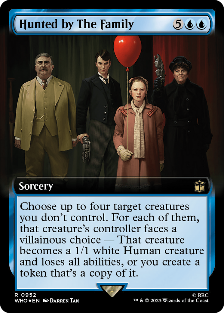 Hunted by The Family (Extended Art) (952) Foil - Doctor Who