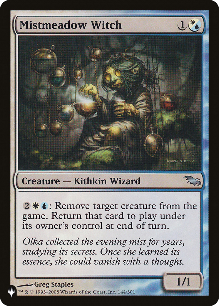Mistmeadow Witch (SHM-144) - The List