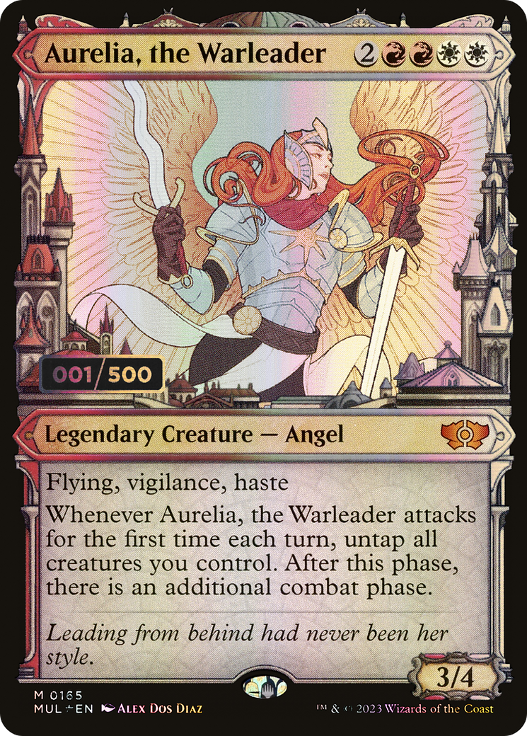 Aurelia, the Warleader (Showcase) (165z) Foil - Multiverse Legends