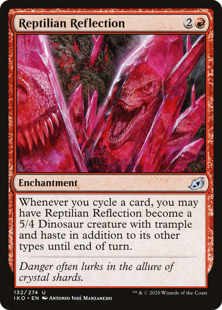 Reptilian Reflection (132) Foil - Ikoria: Lair of Behemoths