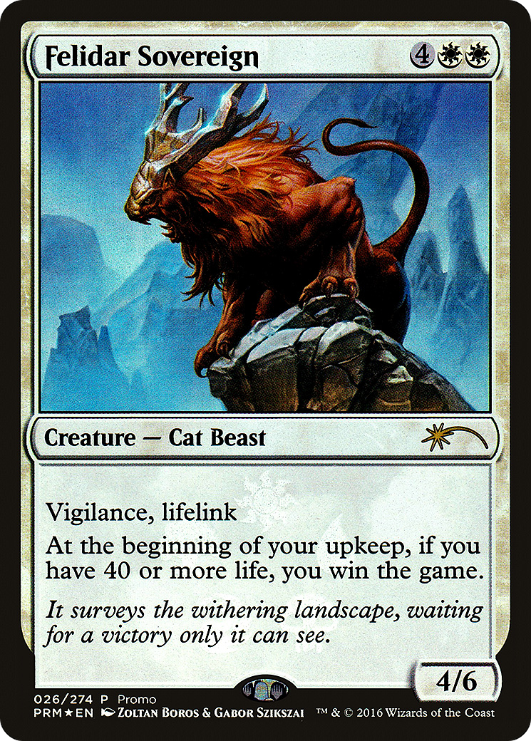Felidar Sovereign (026) Foil - Battle for Zendikar Promos