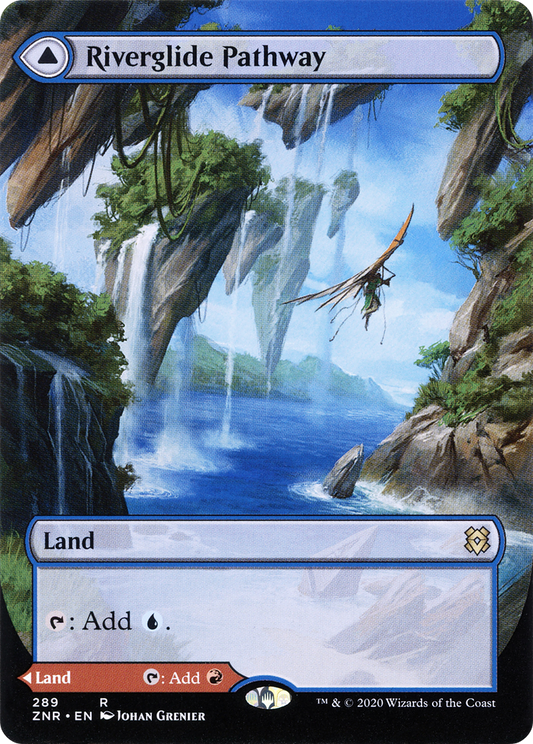 Riverglide Pathway (Borderless) (Showcase) (289) Foil - Zendikar Rising