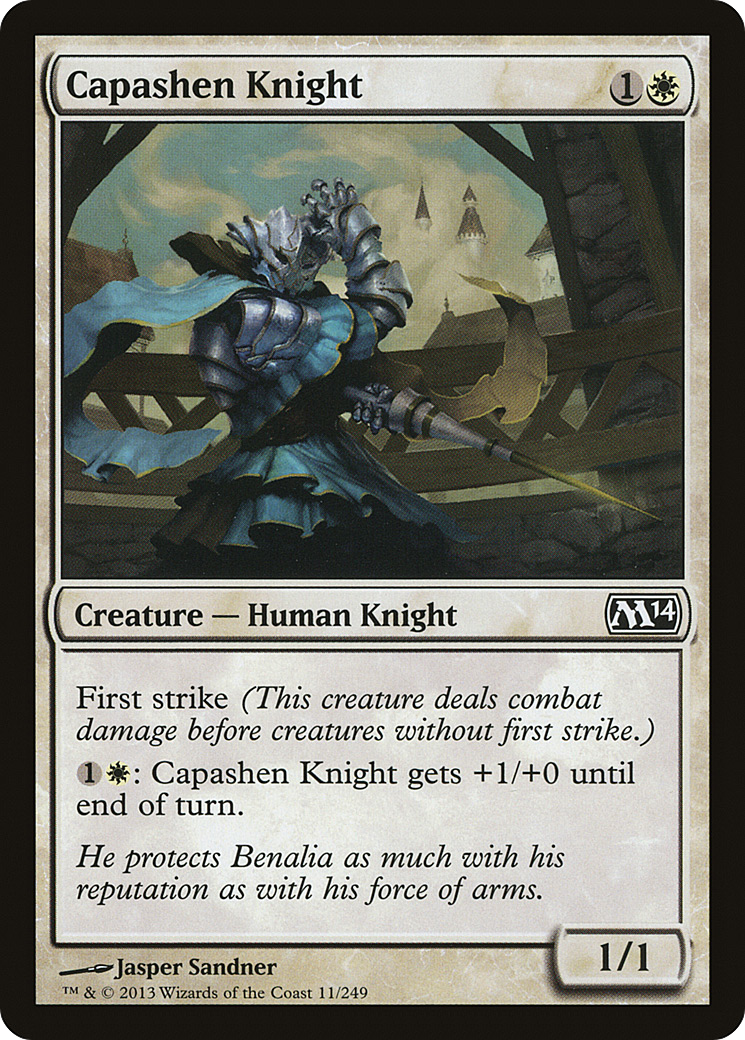 Capashen Knight [Magic 2014] Foil