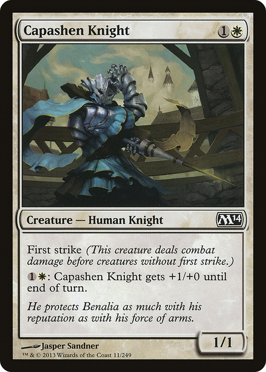 Capashen Knight [Magic 2014] Foil