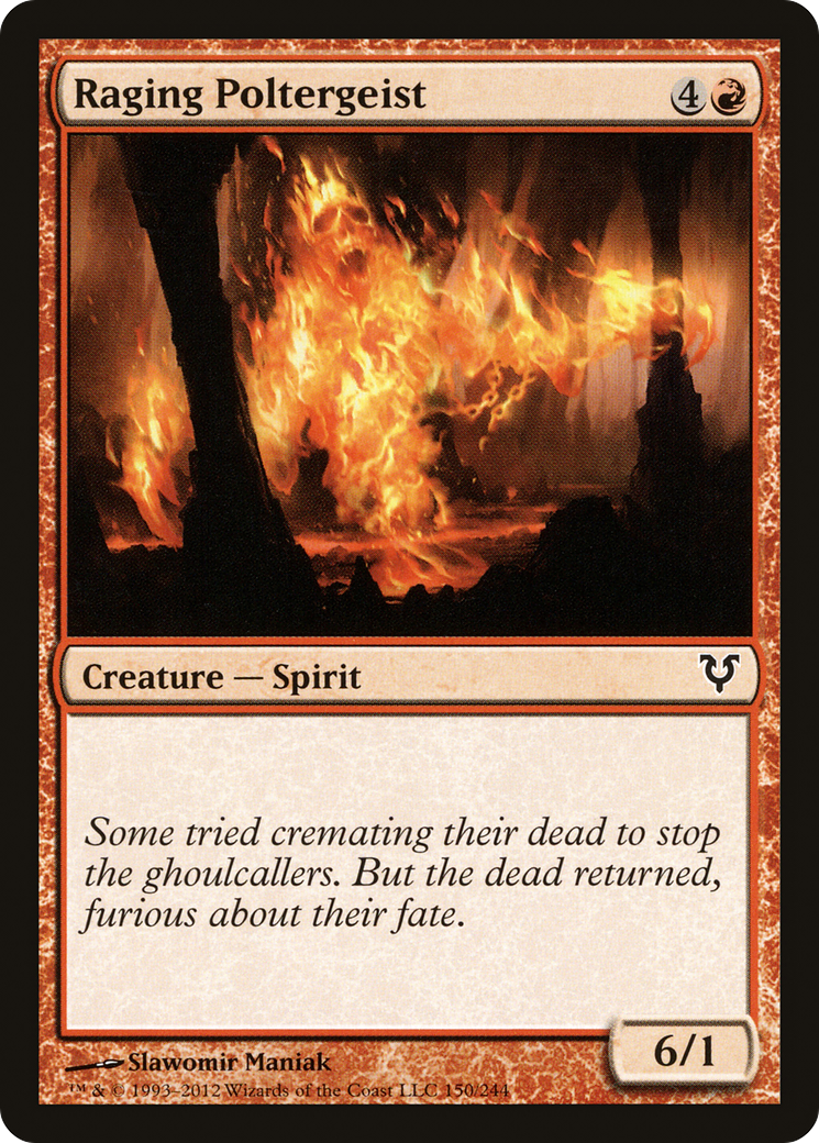 Raging Poltergeist (150) Foil - Avacyn Restored