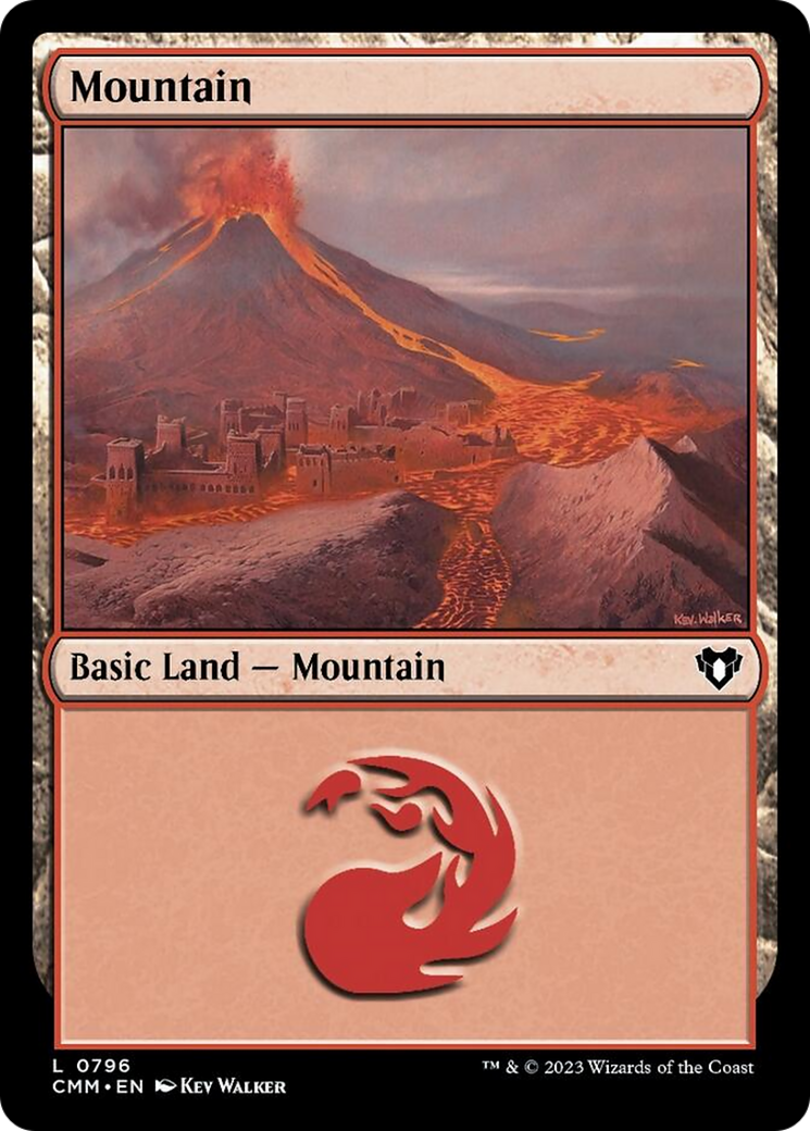 Mountain (796) [Commander Masters] | Silver Goblin