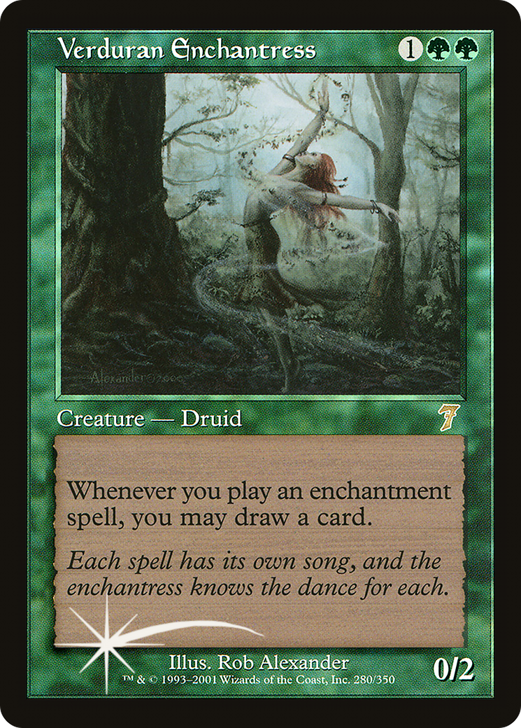Verduran Enchantress (280) - Seventh Edition