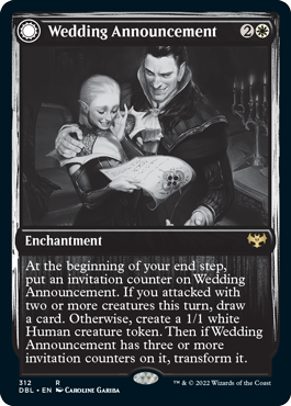Wedding Announcement (312) Foil - Innistrad: Double Feature