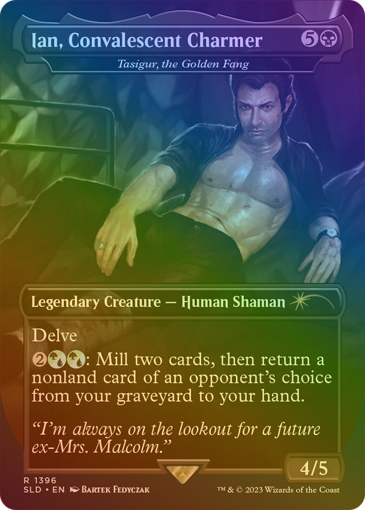 Ian, Convalescent Charmer – Tasigur, the Golden Fang (1396) Foil - Secret Lair Drop