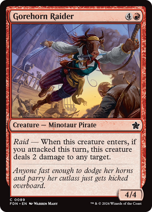 Gorehorn Raider [Foundations] Foil