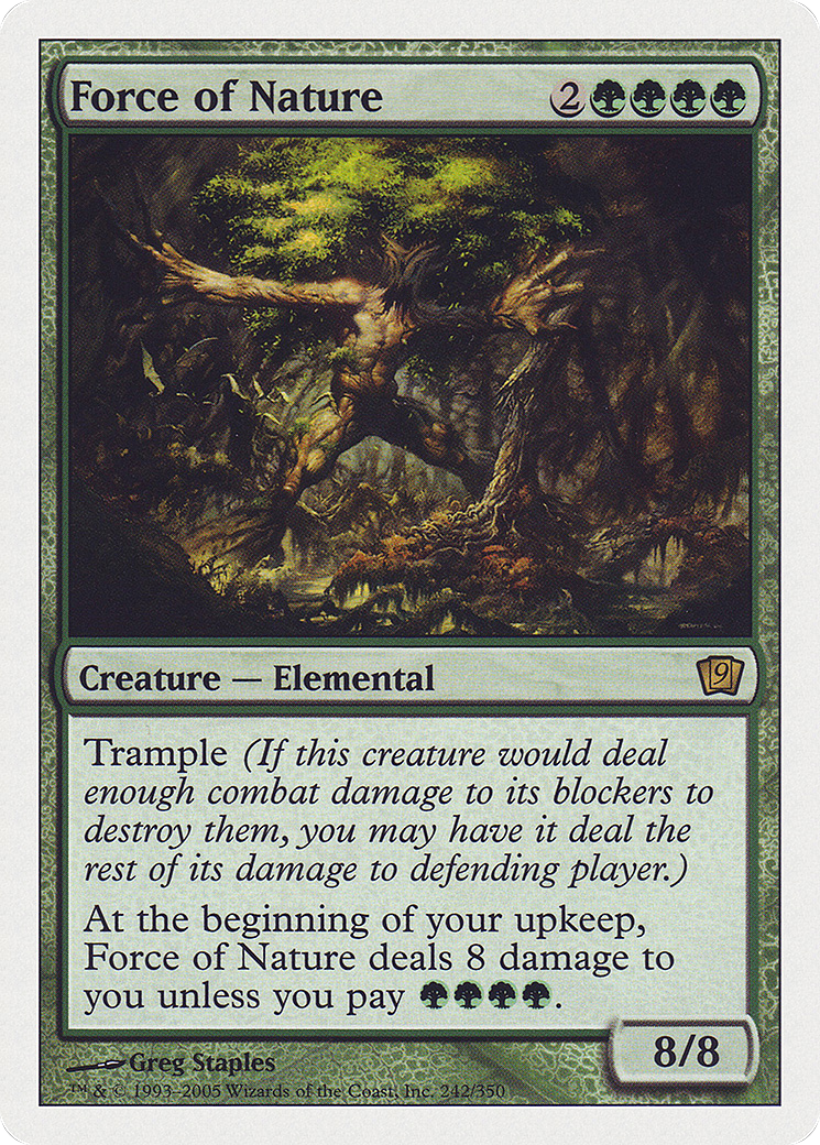 Force of Nature (242) - Ninth Edition