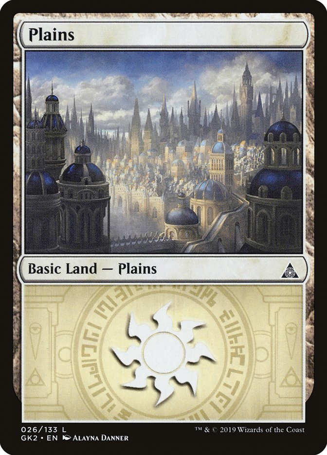 Plains (26) [Ravnica Allegiance Guild Kit] | Silver Goblin