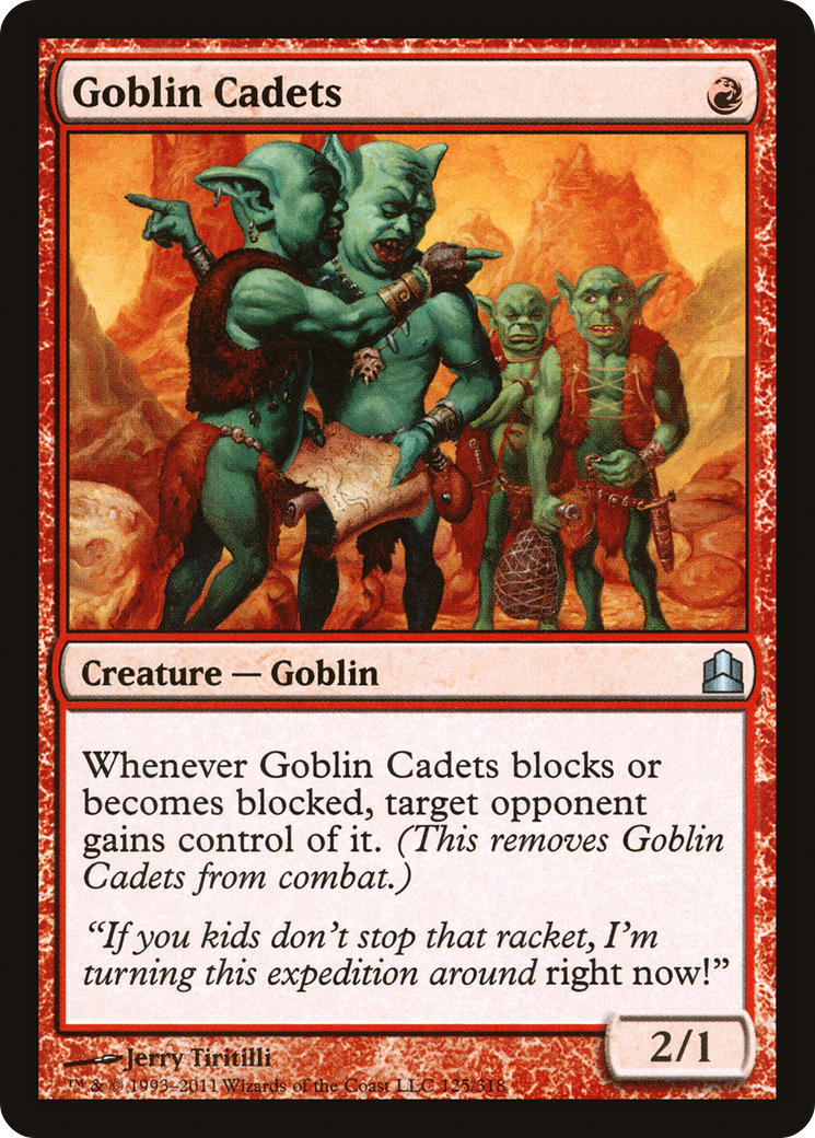 Goblin Cadets (125) - Commander 2011